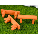 5 Pieces Micro Landscape Decor Couples Bench Ornament Garden DIY Crafts