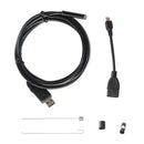 8mm Lens Waterproof USB 6 LED Tube Borescope 2MP Inspection HD Camera 3M