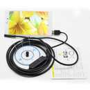 2 in 1 Waterproof 8mm USB Borescope Inspection Camera for Industral Pipe 2m