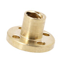 For 8mm Lead Screw Trapezoidal Acme Threaded Rod T8 2mm Pitch Brass Nut