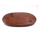Wooden Serving Tray Wooden Breakfast Tea Serving Bed Tray Dishes Plates