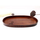 Wooden Serving Tray Wooden Breakfast Tea Serving Bed Tray Dishes Plates