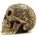 Human Skull Life Size Resin Crafts Modern Home Decorative Table Deak Statue Halloween Decor