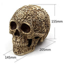 Human Skull Life Size Resin Crafts Modern Home Decorative Table Deak Statue Halloween Decor