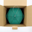 Green Seed Wild Bird Feeder Wild Bird Feeder Hanging Seed Feed Outdoor Garden Wildlife Squirrel Proof
