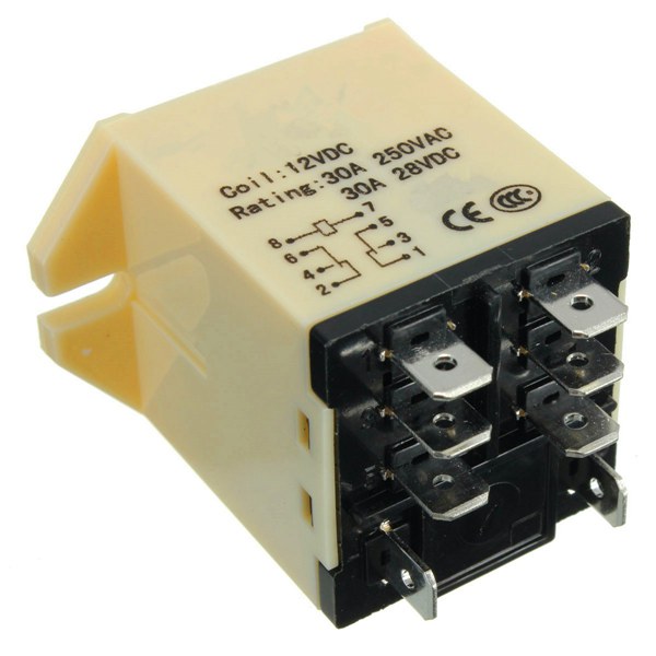 30A DC12V 8 Pin DPDT Small Volume High Power Electric Magnetic Relay