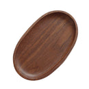 Wooden Platter Food Plate Salad Sushi Bread Dish Serving Tray Snacks Dishes