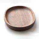 Wooden Platter Food Plate Salad Sushi Bread Dish Serving Tray Snacks Dishes