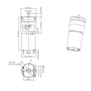 370 Micro DC Air Pump 370 Motor 3-6V DC 420mA Oxygen Pump Aquarium Fish Tank
