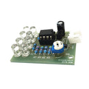 LM358 12V Breathe Light 8LED Blue Flashing Lamp Parts Electronic DIY Module Chip 1.65x1.26x0.16 inch withControl Circuit Board