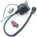 Ignition Coil On/Off Engine Switch with Spark Plug for lawnmower Chainsaw