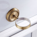 Bathroom Accessory Brass Soap Storage Dish Holder + Ceramic Dish for Shower