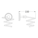 Bathroom Wall Mounted Hair Dryer Rack Straightener Storage Holder Organizer