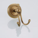 Bathroom Accessories Antique Brass Hardware Double Prong Clothes Robe Hook