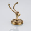 Bathroom Accessories Antique Brass Hardware Double Prong Clothes Robe Hook