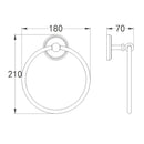 Antique Style Towel Ring Round Towel Bar Bathroom Hardware Bath Accessory