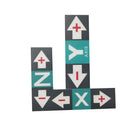 1 Set Engraving Machine Nameplate Operation Instruction Direction Stickers