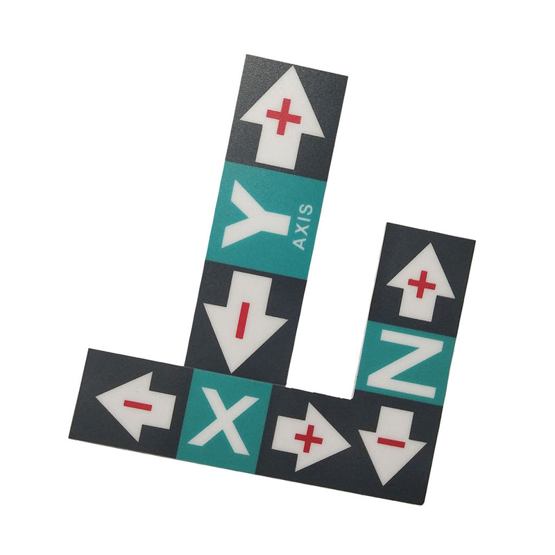 1 Set Engraving Machine Nameplate Operation Instruction Direction Stickers