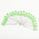 20 Piece 3mm Emitting Diode DIY Project Green Light Lamp LED Bulbs Kit
