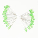 20 Piece 3mm Emitting Diode DIY Project Green Light Lamp LED Bulbs Kit