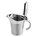 Stainless Steel Thermal Steak Gravy Boat Pot Sauce Jug Double Walled 450ml
