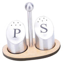 Stainless Steel Spice shaker Pepper Salt Bottle Seasoning Pot Box Tool Set