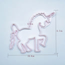 Plastic Unicorn Mould Fondant Cake Decorating Plunger Cookies Cutter Mold