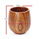 Wooden Cup Handmade Coffee Tea Beer Juice Milk Mug Drink 8x 6.5x 7.5cm