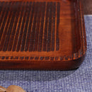 Japanese Style Wooden Tray Plate Serving Food Fruit Snack Dishes Salad Bowl Solid Wood