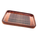 Japanese Style Wooden Tray Plate Serving Food Fruit Snack Dishes Salad Bowl Solid Wood