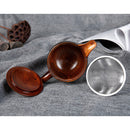 Natural Wooden Mug Beer Cup Milk Tea Mug with Filter & Lid Coffee Cup Barrel