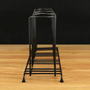 Stainless Steel Paper Cup Lid Holder Dispenser Stand Cafe Home Buffet Rack
