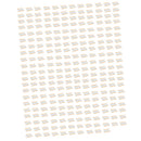 250Pcs 25 Values 5% 1/4W Metal Film Resistors Resistance Assortment Kit Tool