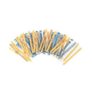 250Pcs 25 Values 5% 1/4W Metal Film Resistors Resistance Assortment Kit Tool