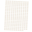 250Pcs 25 Values 5% 1/4W Metal Film Resistors Resistance Assortment Kit Tool
