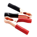 Crocodile Battery Car Clip Alligator Copper Clips Clamp Test Leads Black Red