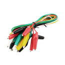 10 Pieces Test Alligator Crocodile Clips Jumper Probe Lead Wire Tech Set