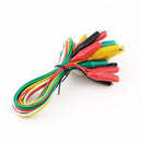 10 Pieces Test Alligator Crocodile Clips Jumper Probe Lead Wire Tech Set