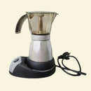 EU Plug Electric Coffee Maker Expresso Machine Italian Moka Stovetop 300ml