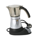 EU Plug Electric Coffee Maker Expresso Machine Italian Moka Stovetop 300ml