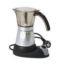 EU Plug Electric Coffee Maker Expresso Machine Italian Moka Stovetop 300ml