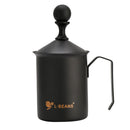 600ml Stainless Steel Milk Frother Double Mesh Milk Foamer DIY Fancy Coffee Creamer for Cappuccino Latte