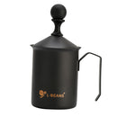 600ml Stainless Steel Milk Frother Double Mesh Milk Foamer DIY Fancy Coffee Creamer for Cappuccino Latte