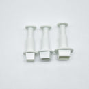 Set of 3 Square Fondant Cake Plunger Sugarcraft Cutters Shape Decorating