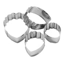 DIY Cookies Cutter Sugarcraft 4pcs Decorating Cupcake Fondant Set Flowers