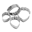 DIY Cookies Cutter Sugarcraft 4pcs Decorating Cupcake Fondant Set Flowers