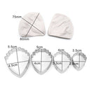 DIY Cookies Cutter Sugarcraft 4pcs Decorating Cupcake Fondant Set Flowers