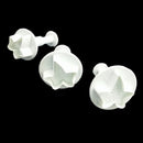 3pcs Maple Cookie Pastry Biscuit Cutter Fondant Cake Decorating Mold Tool