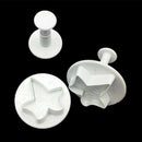 3pcs Maple Cookie Pastry Biscuit Cutter Fondant Cake Decorating Mold Tool