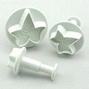 3pcs Maple Cookie Pastry Biscuit Cutter Fondant Cake Decorating Mold Tool